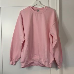 Pink crew neck
